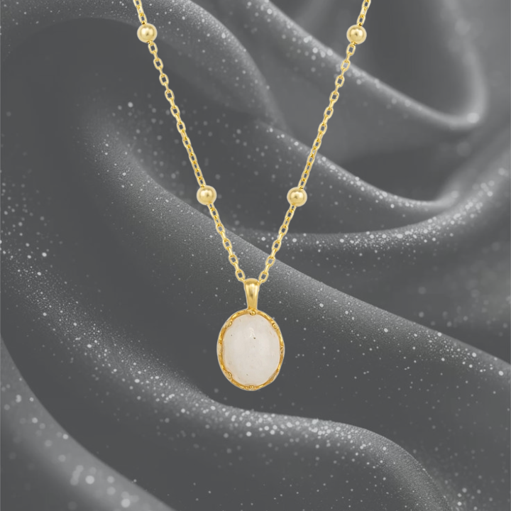 Luna Glow Moonstone Pendant Necklace