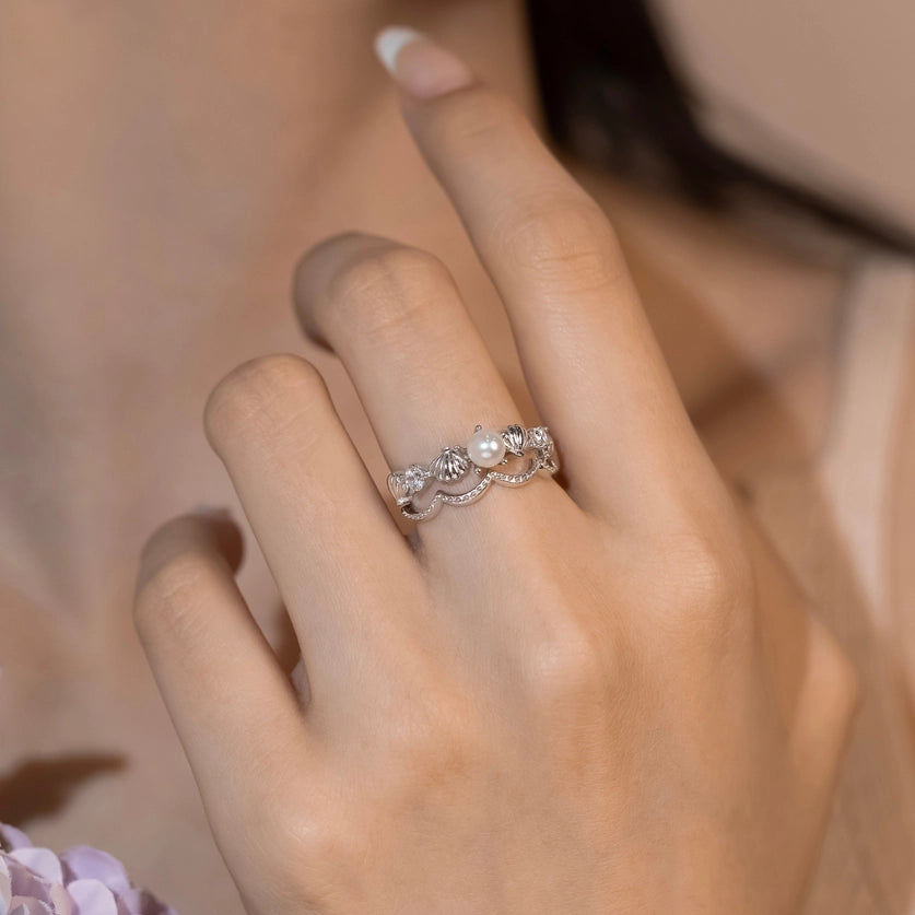 Pearl Lagoon Ring Set