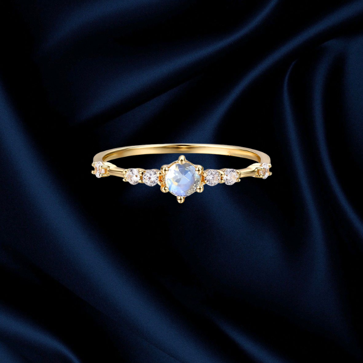 Celestine Orbit Ring