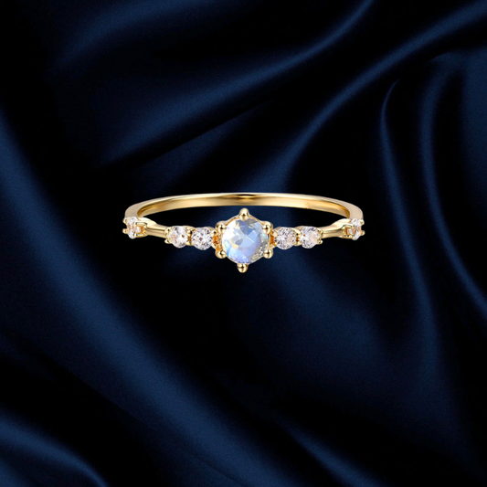 Celestine Orbit Ring