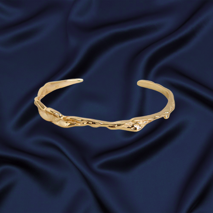 Molten Gold Bangle
