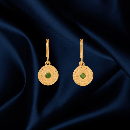 Alba Green Earrings
