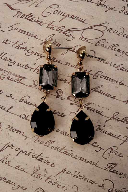 Midnight Rendezvous Drop Earrings