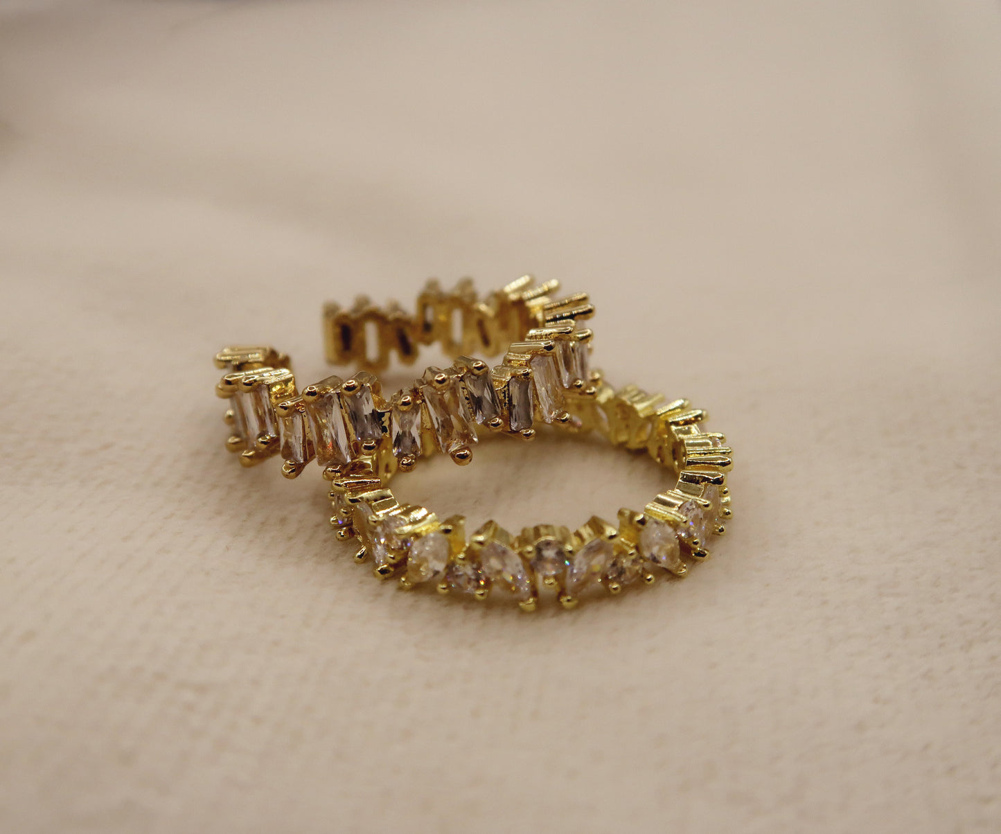 Baguette Zig-Zag Ring