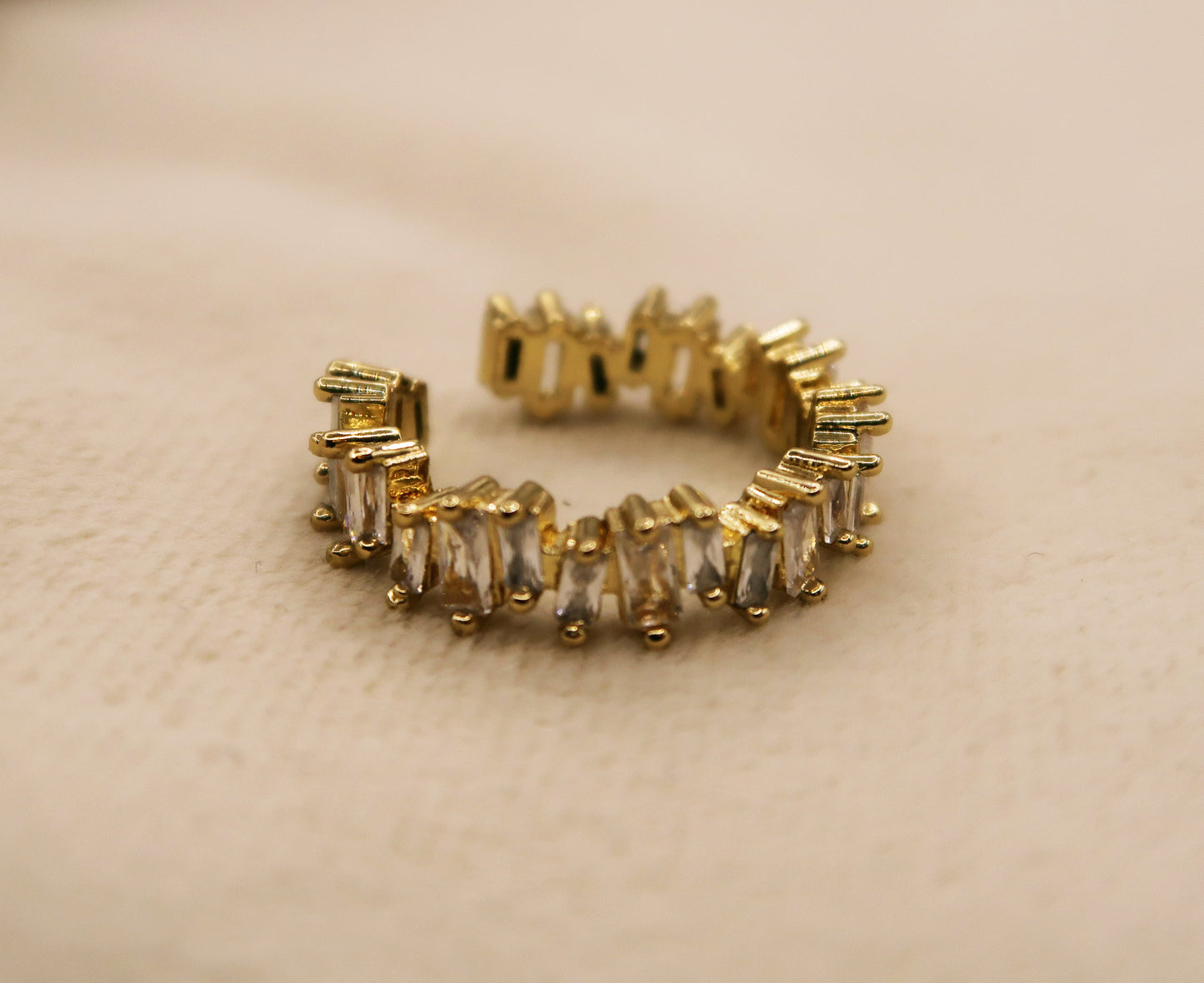 Baguette Zig-Zag Ring