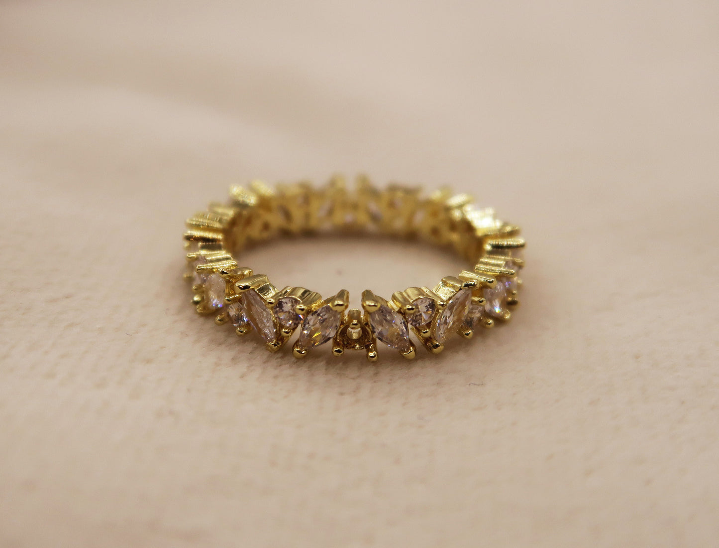 Baguette Zig-Zag Ring