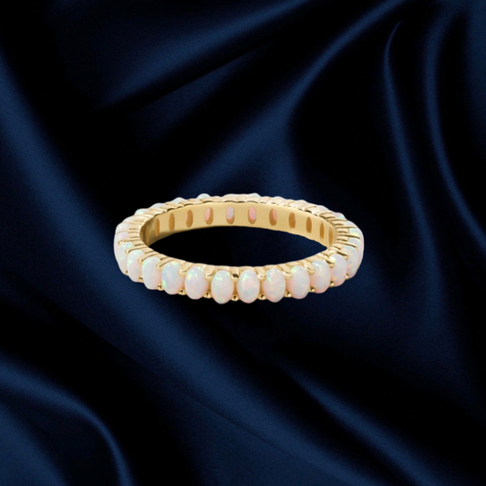 Opal Eternity Ring