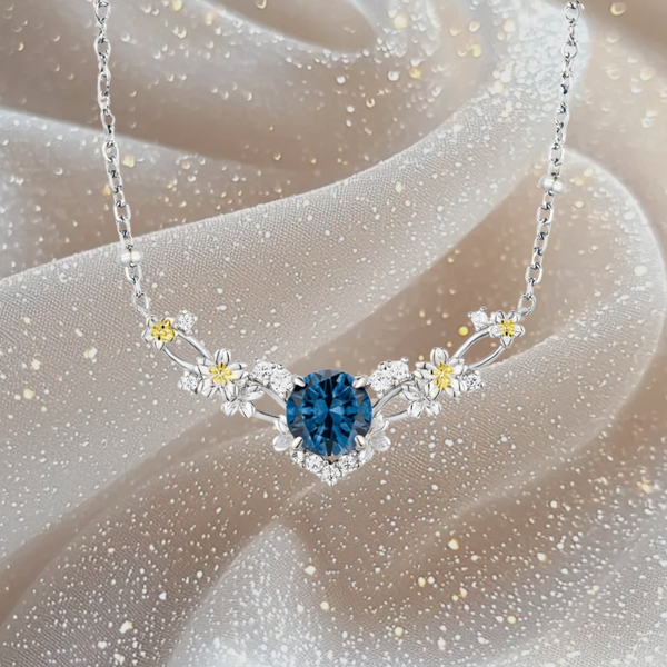 Faerie Cove London Blue Topaz Necklace