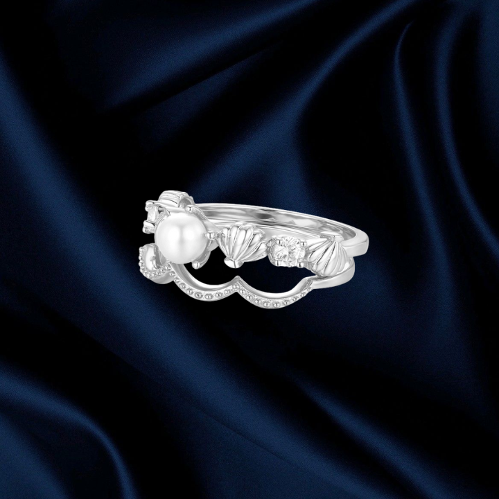Pearl Lagoon Ring Set